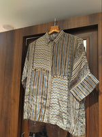 Smart Crepe Satin Printed Shirt