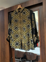 Smart Crepe Satin Printed Shirt