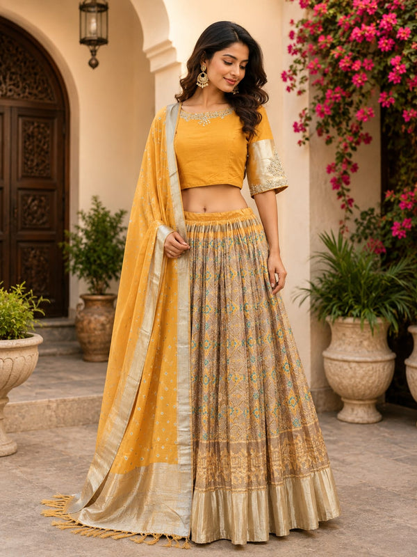 Patola Printed Lehnga